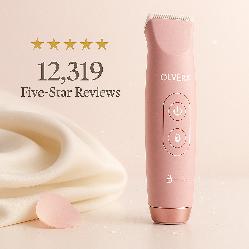 Bikini Trimmer for Women, Electric Shaver and Razor Rechargeable 2-In-1